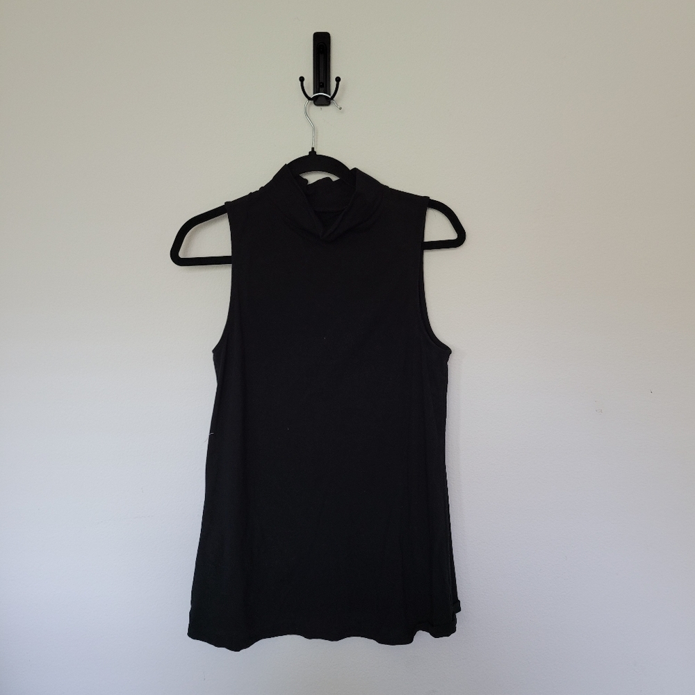Torrid Black Mock Neck Blouse